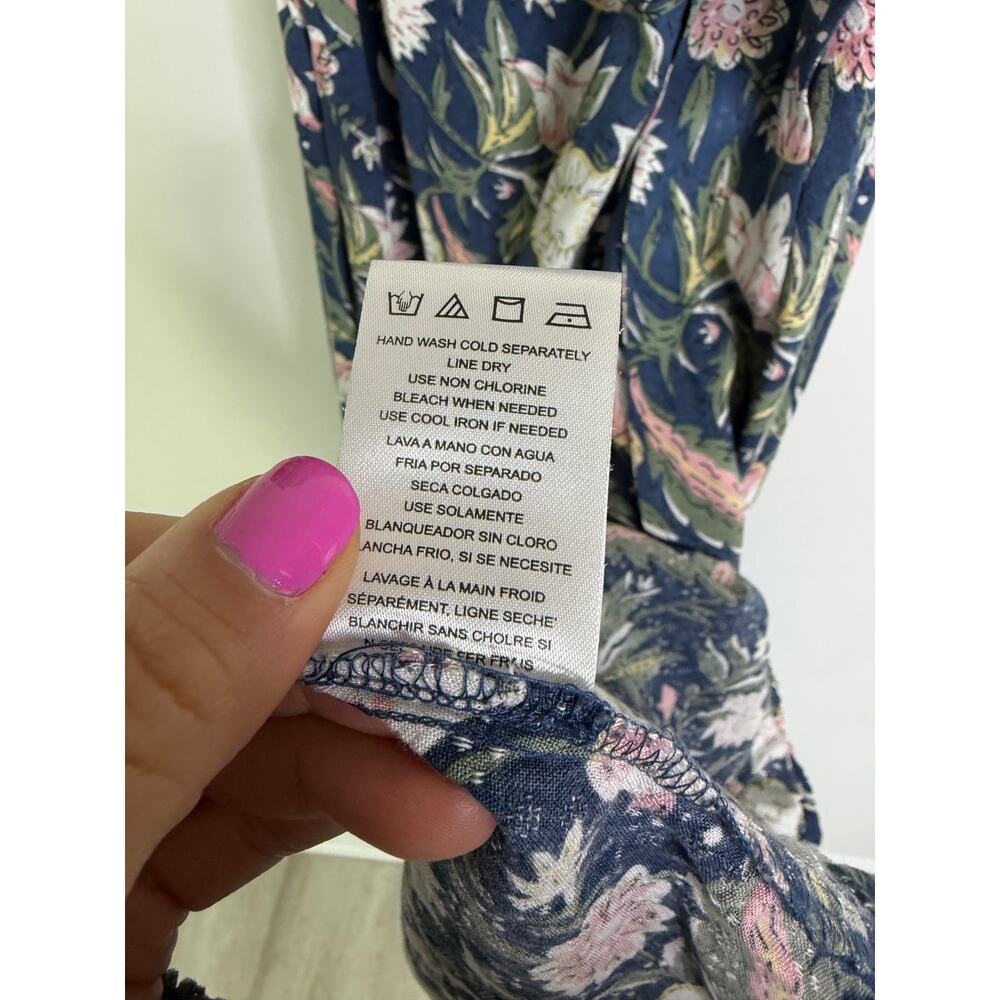 DRA Los Angeles Floral Boho belted Midi Dress size XS - Picture 5 of 8
